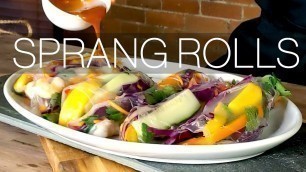 'Sprang Rolls | Look Great Naked Healthy Seafood Recipes (Gluten-Free)'