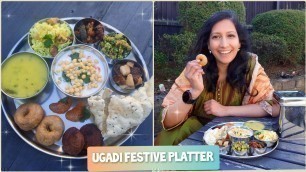 '10 very simple festive food recipes using Fruits, Dry fruits, Vegetables & Grains-Ugadi Indian Thali'