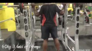 'Squats for days by premier fitness  number one personal trainer'