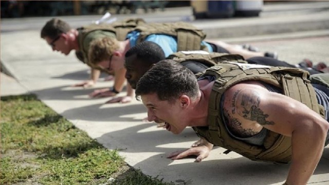 'how many push ups for canadian forces'