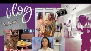 'Vlog | first shoot  | food | a day with bestie | Facetalesbymehak #vlog'