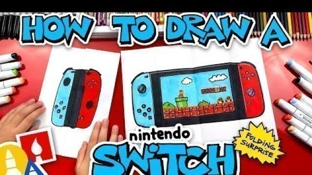 'How To Draw A Nintendo Switch Folding Surprise'