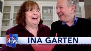 'Ina Garten Makes Her Signature Quarantine Cocktail With Stephen Colbert'