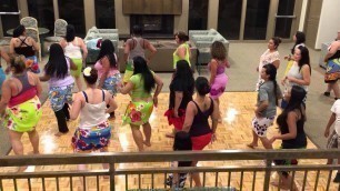 'HOT HULA fitness with Nancy Terrace Apts Orange'