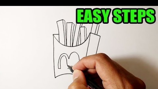 'How to draw McDonald\'s french fries | SO EASY'