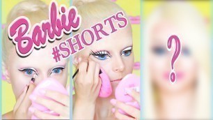 'BARBIE Makeup Tutorial Shorts #Shorts'