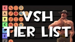 'TF2; The Versus Saxton Hale Tier List'