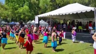 'Hot Hula fitness at Aloha Festival 2014 Leg and Ab Part 2'