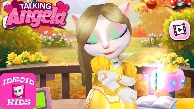 'My Talking Angela New Update - Autumn Background + Food Shopping Makeover'