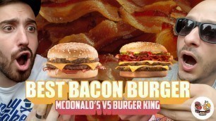 'FAST FOOD FIGHT s02e02 | McDONALD\'S vs BURGER KING | MIGLIOR BACON BURGER'