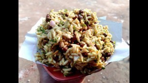 'Best Jhalmuri in Town | Jhalmuri with Chole Masala | Street Food Cart'