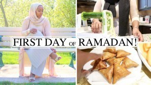 'THE RAMADAN DAILY #2 | Modest Fashion Shoot, Food Shopping + FIRST IFTAR! | Aysha Abdul'