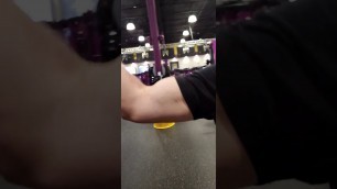 'Working Out In Cowboy Boots At Planet Fitness!'