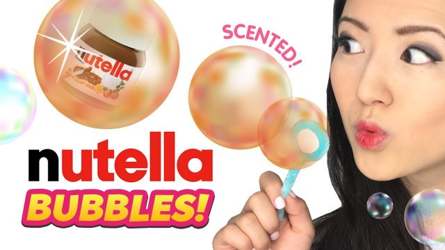 'DIY NUTELLA BUBBLES!!! Chocolate Scented Bubbles! Fun Summer DIY, Summer Life Hacks!'