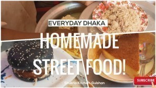 'কি পাওয়া যায় হোমমেড স্ট্রিটফুড কার্টে? । Shukria Kitchen | Street food Cart at Gulshan'