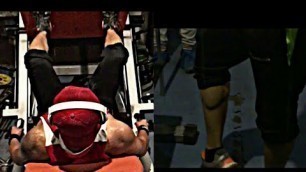 'Insane Shoulder and Calves workout by U.V (UV -Life)'