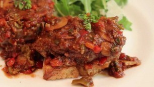 'Steak Pizzaiola Recipe - How to Make Steak Pizzaiola - Summer Tomato Steak Recipe'