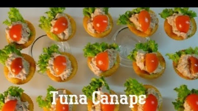 'How to Make Tuna Canapé | Cocktail Food Ideas | Party Finger Food Ideas | Finger Food Recipe'