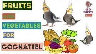 'Fruits and vegetables for cokatiels | Which fruits and vegetables can be served |தமிழில்'