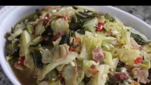 'Soul Food Cabbage & Collard Greens- I Heart Recipes'