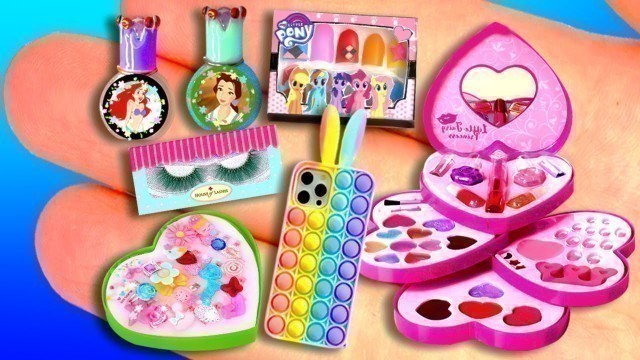 '27 EASY MAKEUP MINIATURE IDEAS FOR DOLLHOUSE BARBIE ~ Phone Case, Nail, Perfume crafts and more'