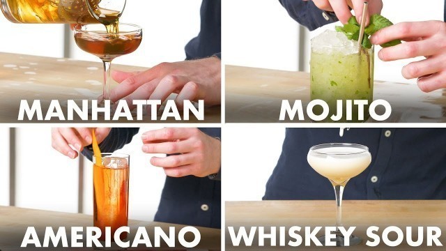 'How To Mix Every Cocktail | Method Mastery | Epicurious'