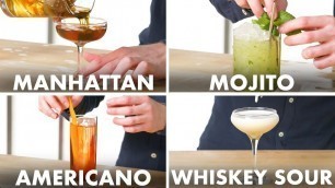 'How To Mix Every Cocktail | Method Mastery | Epicurious'