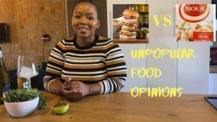 'UNPOPULAR FOOD OPINIONS || MY FAVORITE COCKTAIL & VEGGIE TEMPURA BOWL || Onezwa Mbola'