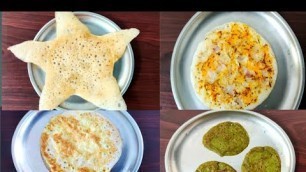 'Healthy weight gain baby food recipes 1+years | Breakfast recipes | Dosa varieties | kids recipe'