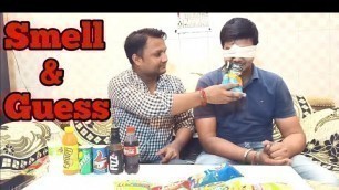 'Smell & Guess | Funny Food Challenge | Food Competition | Food With Fun | Food War'