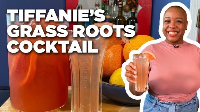 '\"Drinking Coach\" Tiffanie Barriere\'s Grass Roots Cocktail | The Kitchen | Food Network'