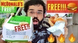 'MCDONALDS FREE FOOD! How To Get Free Burgers Shake French Fries & Cookie Surprise! *IT WORKED* 2020'