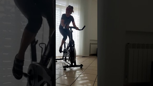 '2° lezione di spinning con Lia'