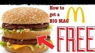 'HOW TO GET A FREE BIG MAC AT MCDONALDS | MCDONALDS SECRETS!!!'