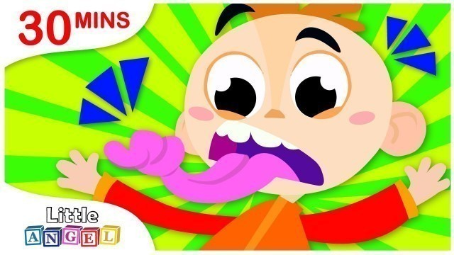 'Peter Piper Baby Shark Food Fight This Little Piggy | Kids Toddlers Learning Songs | by Little Angel'