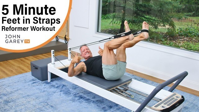 '5 Minute Reformer Workout - Feet in Straps 1'