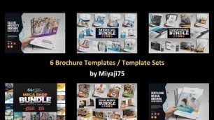 '6 Brochure Templates / Template Collections by Miyaji75'