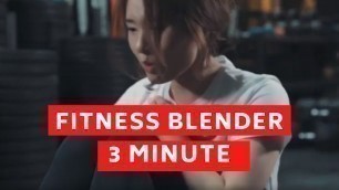 'Fat Burning Cardio Workout    2 Minute Fitness Blender Cardio Workout'