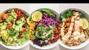 'EASY BALANCED BOWLS / whole food plant based (full recipes)'