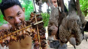 'Shoot birds Near my village and Cooking Fried Dove by underground extremely delicious'