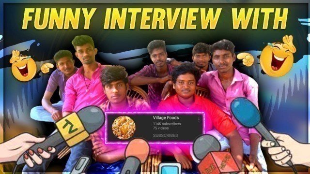 'Fun Interview with Village food channel||tamil youtubers interview|run gaming Tamil|therungaming.com'