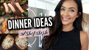 'COOK WITH ME! DINNER IDEAS W/CHEF STEPH --EASY + \"HEALTHY | Stephanie Ledda'