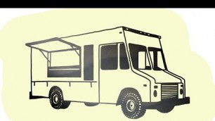 'How to draw Food Truck Barbecue - Step by Step'