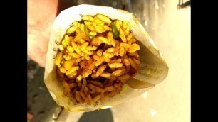 'Jhal Muri | Young Kid Selling Masala Puffed Rice | Street Food Cart'