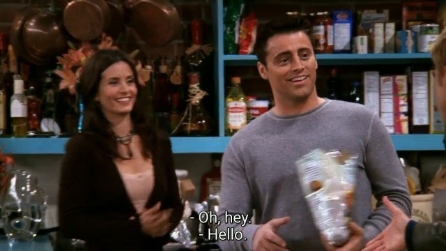 'FRIENDS:- Joey eats entire TURKEY very funny'