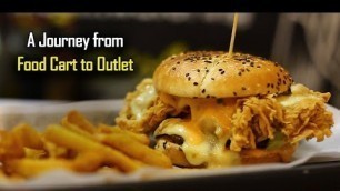 'A Journey from Food Cart to Outlet | Street Food of Karachi | Zinger Burger | Beef Burger'