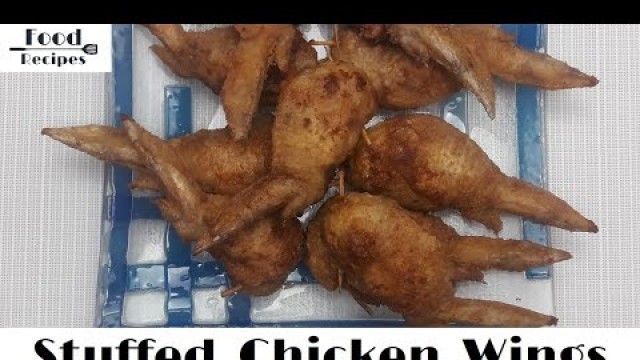 'Stuffed Chicken Wings | Chicken Wings | Cheese Stuffed Chicken Wings | Food Recipes'