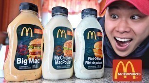 'FOUND MCDONALD\'S SECRET SAUCE BOTTLES!!! (LIFE HACKS YOU NEED TO TRY)'