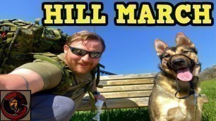 'Military Ruck Marching | Army Fitness Hill Training'