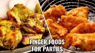 'FINGER FOODS FOR PARTIES | CHICKEN APPETIZERS | HAPPY HOUR SNACKS | HAPPY HOUR APPETIZERS'